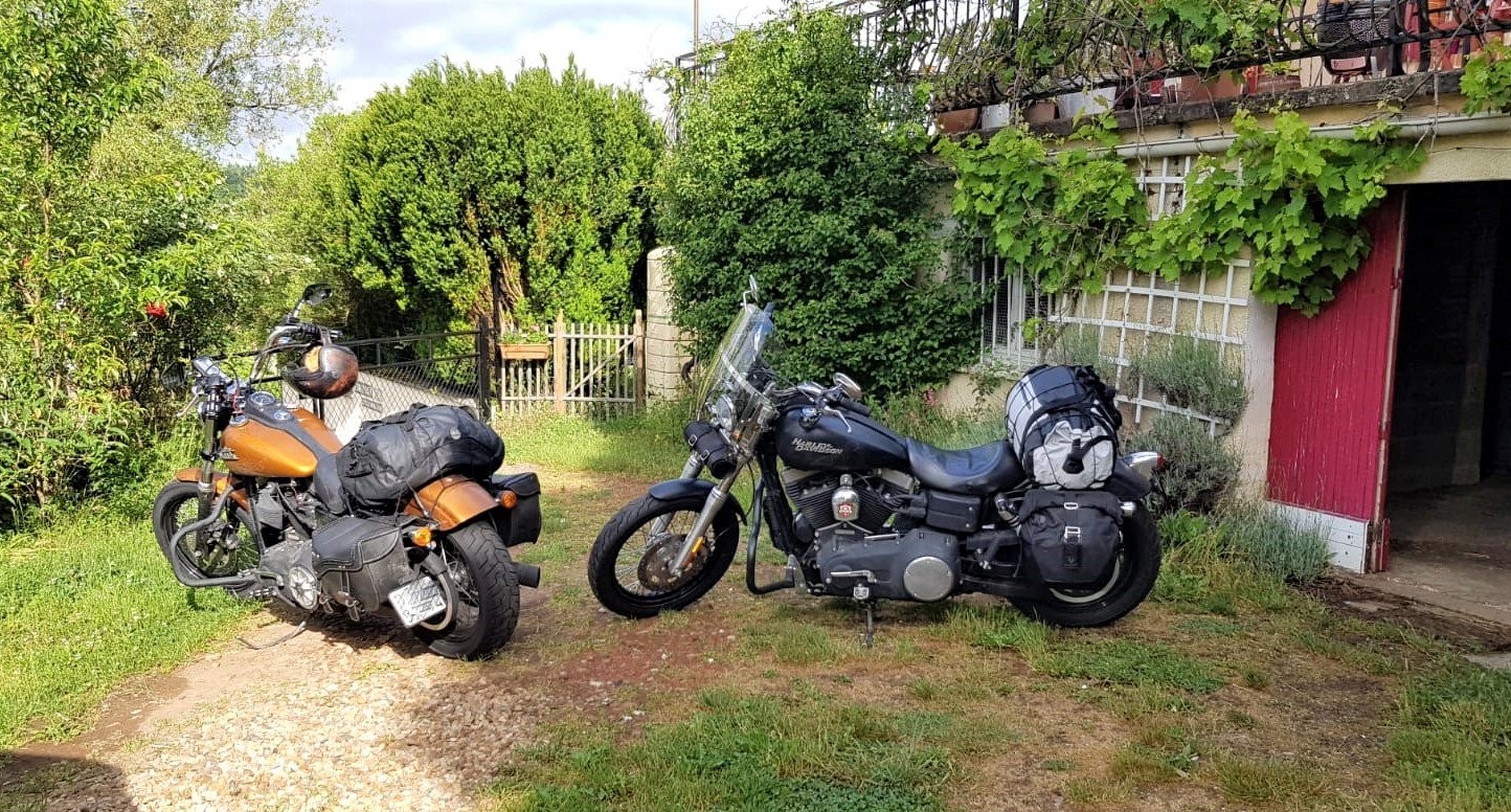 Motorbikes of our guests